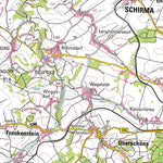 Staatsbetrieb Geobasisinformation und Vermessung Sachsen Rural District of Mittelsachsen (1:100,000 scale) digital map