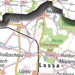 Staatsbetrieb Geobasisinformation und Vermessung Sachsen Rural District of Nordsachsen (1:100,000 scale) digital map