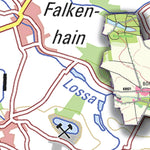Staatsbetrieb Geobasisinformation und Vermessung Sachsen Rural District of Nordsachsen - East (1:50,000 scale) digital map