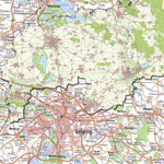 Staatsbetrieb Geobasisinformation und Vermessung Sachsen Rural District of Nordsachsen - West (1:50,000 scale) digital map
