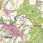 Staatsbetrieb Geobasisinformation und Vermessung Sachsen Rural District of Vogtlandkreis (1:50,000 scale) bundle