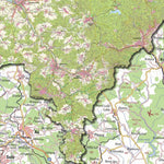 Staatsbetrieb Geobasisinformation und Vermessung Sachsen Rural District of Vogtlandkreis - South (1:50,000 scale) digital map