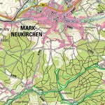 Staatsbetrieb Geobasisinformation und Vermessung Sachsen Rural District of Vogtlandkreis - South (1:50,000 scale) digital map