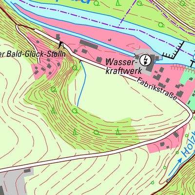 Staatsbetrieb Geobasisinformation und Vermessung Sachsen Sachsenburg, Frankenberg/Sa., Stadt (1:10,000 scale) digital map