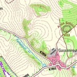 Staatsbetrieb Geobasisinformation und Vermessung Sachsen Sachsgrün, Triebel/Vogtl. (1:25,000 scale) digital map