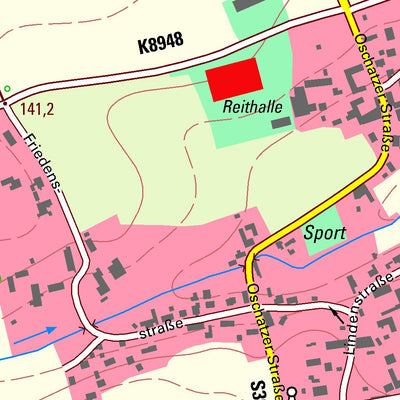 Staatsbetrieb Geobasisinformation und Vermessung Sachsen Salbitz, Naundorf (1:10,000 scale) digital map