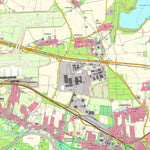 Staatsbetrieb Geobasisinformation und Vermessung Sachsen Schkeuditz, Schkeuditz, Stadt (1:25,000 scale) digital map