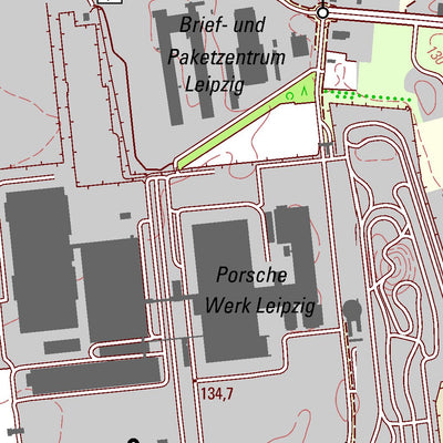 Staatsbetrieb Geobasisinformation und Vermessung Sachsen Schkeuditz, Schkeuditz, Stadt (1:25,000 scale) digital map