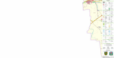 Staatsbetrieb Geobasisinformation und Vermessung Sachsen Schkölen, Markranstädt, Stadt (1:25,000 scale) digital map