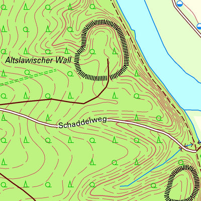 Staatsbetrieb Geobasisinformation und Vermessung Sachsen Schkortitz, Grimma, Stadt (1:10,000 scale) digital map