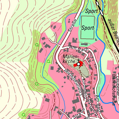 Staatsbetrieb Geobasisinformation und Vermessung Sachsen Schleinitz, Nossen, Stadt (1:10,000 scale) digital map