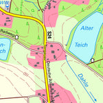 Staatsbetrieb Geobasisinformation und Vermessung Sachsen Schmannewitz, Dahlen, Stadt (1:10,000 scale) digital map