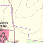 Staatsbetrieb Geobasisinformation und Vermessung Sachsen Schmeckwitz, Räckelwitz (1:10,000 scale) digital map