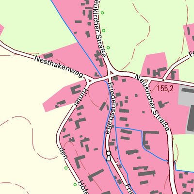 Staatsbetrieb Geobasisinformation und Vermessung Sachsen Schmorkau, Neukirch (1:10,000 scale) digital map