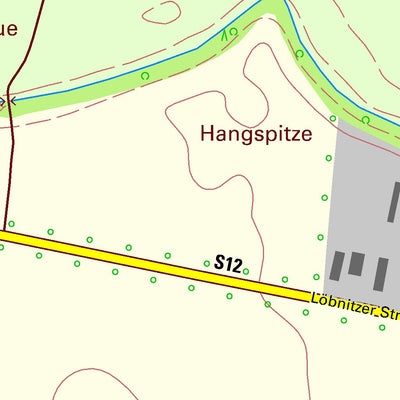 Staatsbetrieb Geobasisinformation und Vermessung Sachsen Schnaditz, Bad Düben, Stadt (1:10,000 scale) digital map