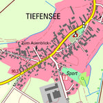 Staatsbetrieb Geobasisinformation und Vermessung Sachsen Schnaditz, Bad Düben, Stadt (1:10,000 scale) digital map