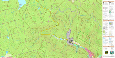 Staatsbetrieb Geobasisinformation und Vermessung Sachsen Schneckenstein, Muldenhammer (1:10,000 scale) digital map