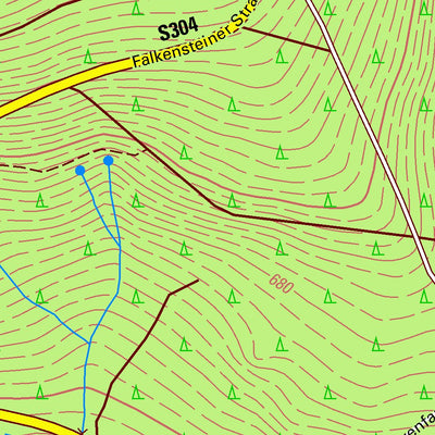 Staatsbetrieb Geobasisinformation und Vermessung Sachsen Schneckenstein, Muldenhammer (1:10,000 scale) digital map