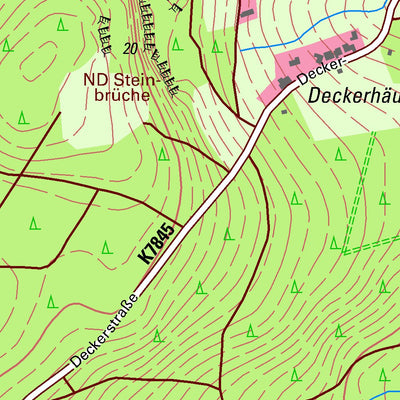 Staatsbetrieb Geobasisinformation und Vermessung Sachsen Schönberg, Bad Brambach (1:10,000 scale) digital map