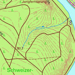 Staatsbetrieb Geobasisinformation und Vermessung Sachsen Schönborn-Dreiwerden, Rossau (1:10,000 scale) digital map