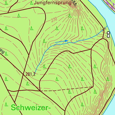 Staatsbetrieb Geobasisinformation und Vermessung Sachsen Schönborn-Dreiwerden, Rossau (1:10,000 scale) digital map