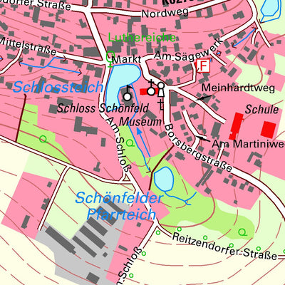 Staatsbetrieb Geobasisinformation und Vermessung Sachsen Schönfeld, Dresden, Stadt (1:10,000 scale) digital map