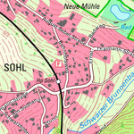 Staatsbetrieb Geobasisinformation und Vermessung Sachsen Schönlind, Markneukirchen, Stadt (1:10,000 scale) digital map