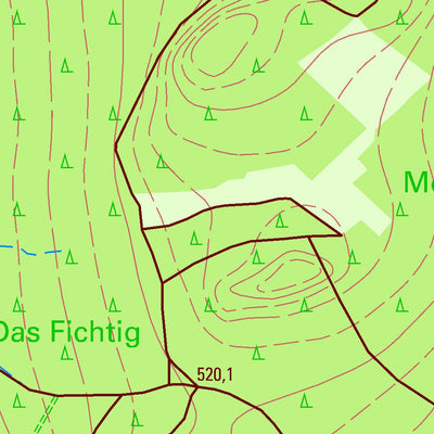 Staatsbetrieb Geobasisinformation und Vermessung Sachsen Schwand, Weischlitz (1:10,000 scale) digital map