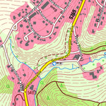 Staatsbetrieb Geobasisinformation und Vermessung Sachsen Schwarzbach, Elterlein, Stadt (1:10,000 scale) digital map
