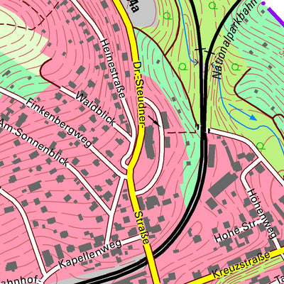 Staatsbetrieb Geobasisinformation und Vermessung Sachsen Sebnitz, Sebnitz, Stadt 1 (1:10,000 scale) digital map