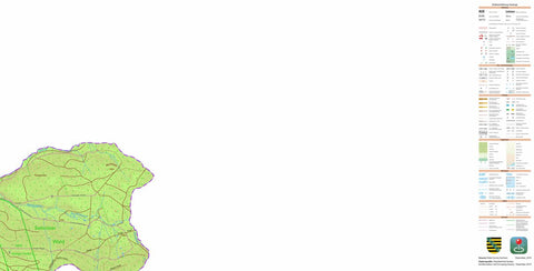 Staatsbetrieb Geobasisinformation und Vermessung Sachsen Sebnitz, Sebnitz, Stadt 2 (1:10,000 scale) digital map