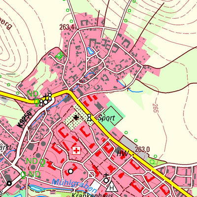 Staatsbetrieb Geobasisinformation und Vermessung Sachsen Seeligstadt, Großharthau (1:25,000 scale) digital map