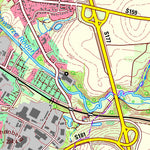 Staatsbetrieb Geobasisinformation und Vermessung Sachsen Seeligstadt, Großharthau (1:25,000 scale) digital map