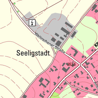 Staatsbetrieb Geobasisinformation und Vermessung Sachsen Seeligstadt, Klipphausen (1:10,000 scale) digital map