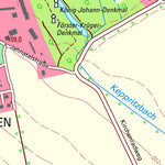 Staatsbetrieb Geobasisinformation und Vermessung Sachsen Seerhausen, Stauchitz (1:10,000 scale) digital map