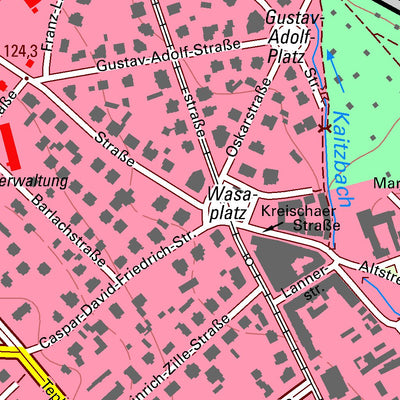 Staatsbetrieb Geobasisinformation und Vermessung Sachsen Seevorstadt-Ost/Großer Garten/Strehlen-Nordwest, Dresden, Stadt (1:10,000 scale) digital map