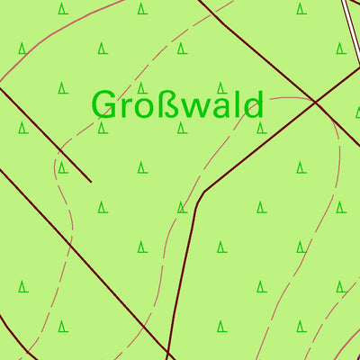 Staatsbetrieb Geobasisinformation und Vermessung Sachsen Seifersbach, Rossau (1:10,000 scale) digital map