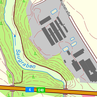 Staatsbetrieb Geobasisinformation und Vermessung Sachsen Seifersdorf, Wachau (1:10,000 scale) digital map
