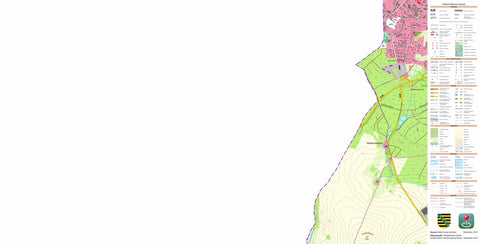 Staatsbetrieb Geobasisinformation und Vermessung Sachsen Seifhennersdorf, Seifhennersdorf, Stadt 2 (1:10,000 scale) digital map