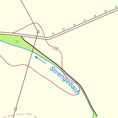 Staatsbetrieb Geobasisinformation und Vermessung Sachsen Selben, Delitzsch, Stadt (1:10,000 scale) digital map