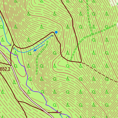 Staatsbetrieb Geobasisinformation und Vermessung Sachsen Seyde, Hermsdorf/Erzgeb. (1:10,000 scale) digital map
