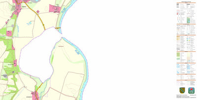 Staatsbetrieb Geobasisinformation und Vermessung Sachsen Seydewitz, Belgern-Schildau, Stadt (1:10,000 scale) digital map