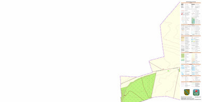 Staatsbetrieb Geobasisinformation und Vermessung Sachsen Sittel, Pegau, Stadt (1:10,000 scale) digital map