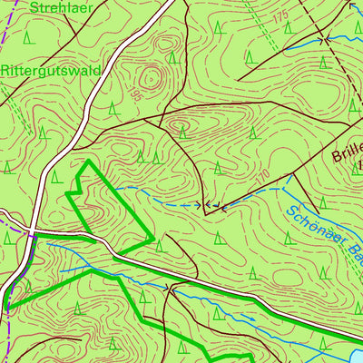 Staatsbetrieb Geobasisinformation und Vermessung Sachsen Sitzenroda, Belgern-Schildau, Stadt (1:25,000 scale) digital map