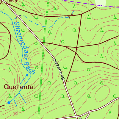 Staatsbetrieb Geobasisinformation und Vermessung Sachsen Sitzenroda, Belgern-Schildau, Stadt 2 (1:10,000 scale) digital map