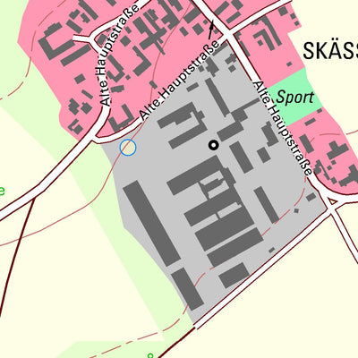 Staatsbetrieb Geobasisinformation und Vermessung Sachsen Skäßchen, Großenhain, Stadt (1:10,000 scale) digital map