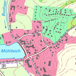 Staatsbetrieb Geobasisinformation und Vermessung Sachsen Sörnewitz, Cavertitz (1:10,000 scale) digital map