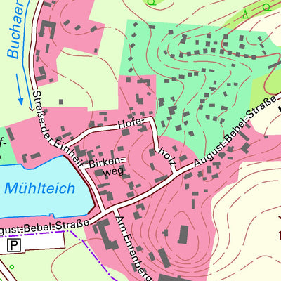 Staatsbetrieb Geobasisinformation und Vermessung Sachsen Sörnewitz, Cavertitz (1:10,000 scale) digital map