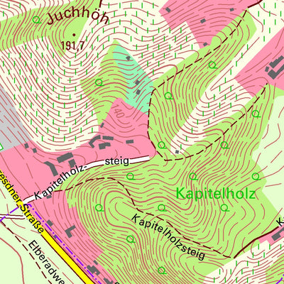 Staatsbetrieb Geobasisinformation und Vermessung Sachsen Sörnewitz, Coswig, Stadt (1:10,000 scale) digital map