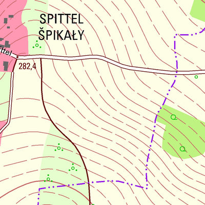 Staatsbetrieb Geobasisinformation und Vermessung Sachsen Spittel, Weißenberg, Stadt (1:10,000 scale) digital map